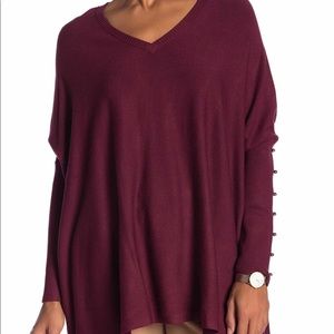 NWT Joseph A. Maroon Sweater